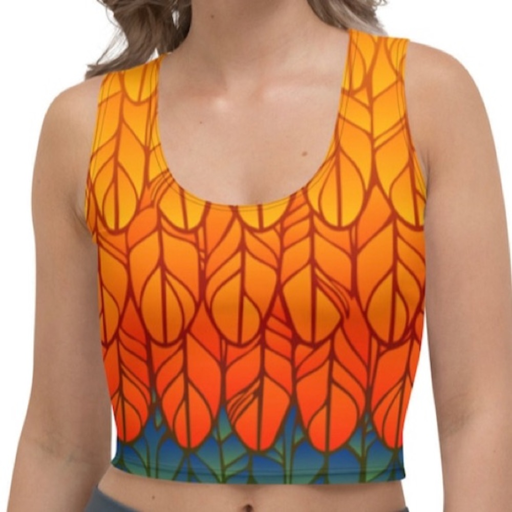 NWOT! Hei Hei Rooster Crop Tank Top